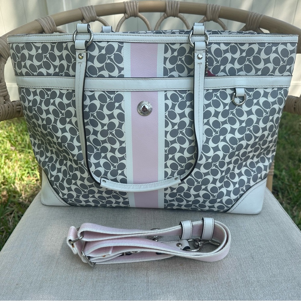 Coach Chelsea Heritage Diaper Bag